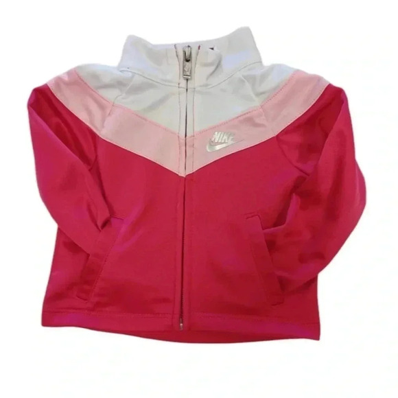 Nike Pink Track Jacket Size  9M - Picture 5 of 9